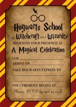 Harry Potter Invitations (free printables) | Fun Money Mom
