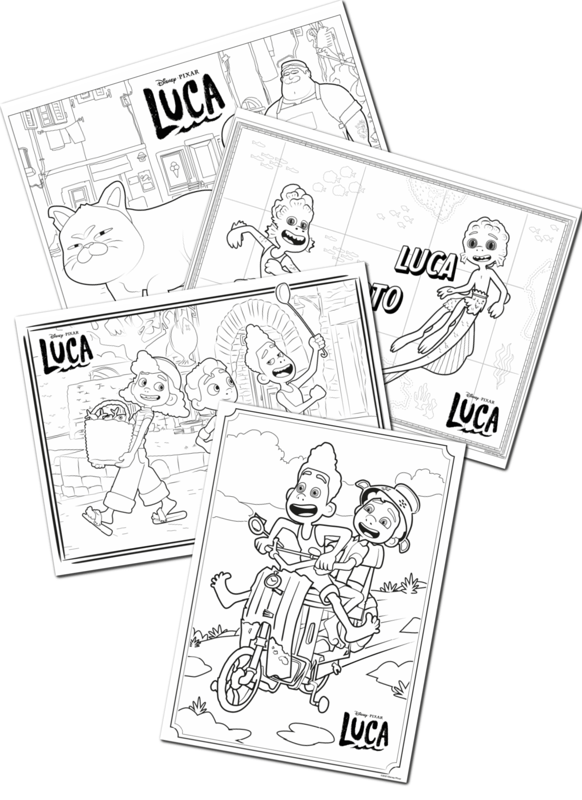 LUCA Coloring Pages