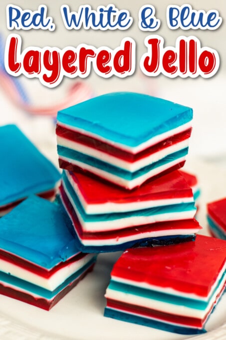 Red White And Blue Jello Pin 1