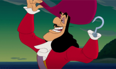 Captain Hook from Peter Pan