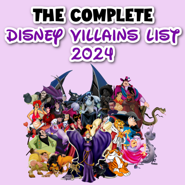 The Complete Disney Villains List 2024: Names and Fun Facts Too