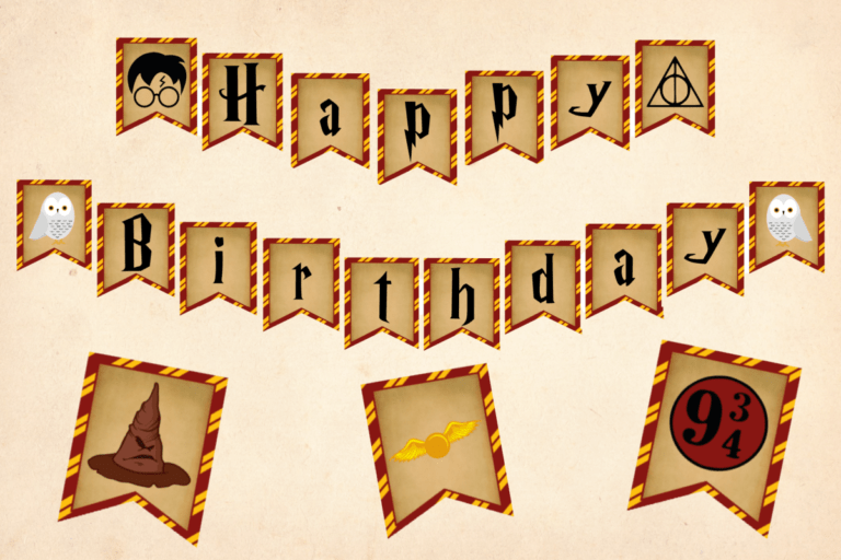 Harry Potter Banner (Free Printable)
