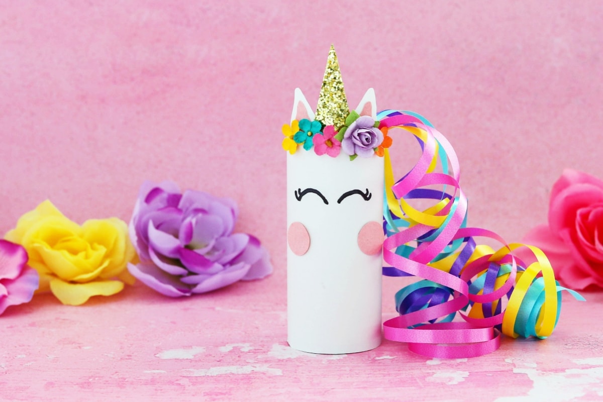 Unicorn Toilet Paper Roll Craft - Easy Peasy and Fun