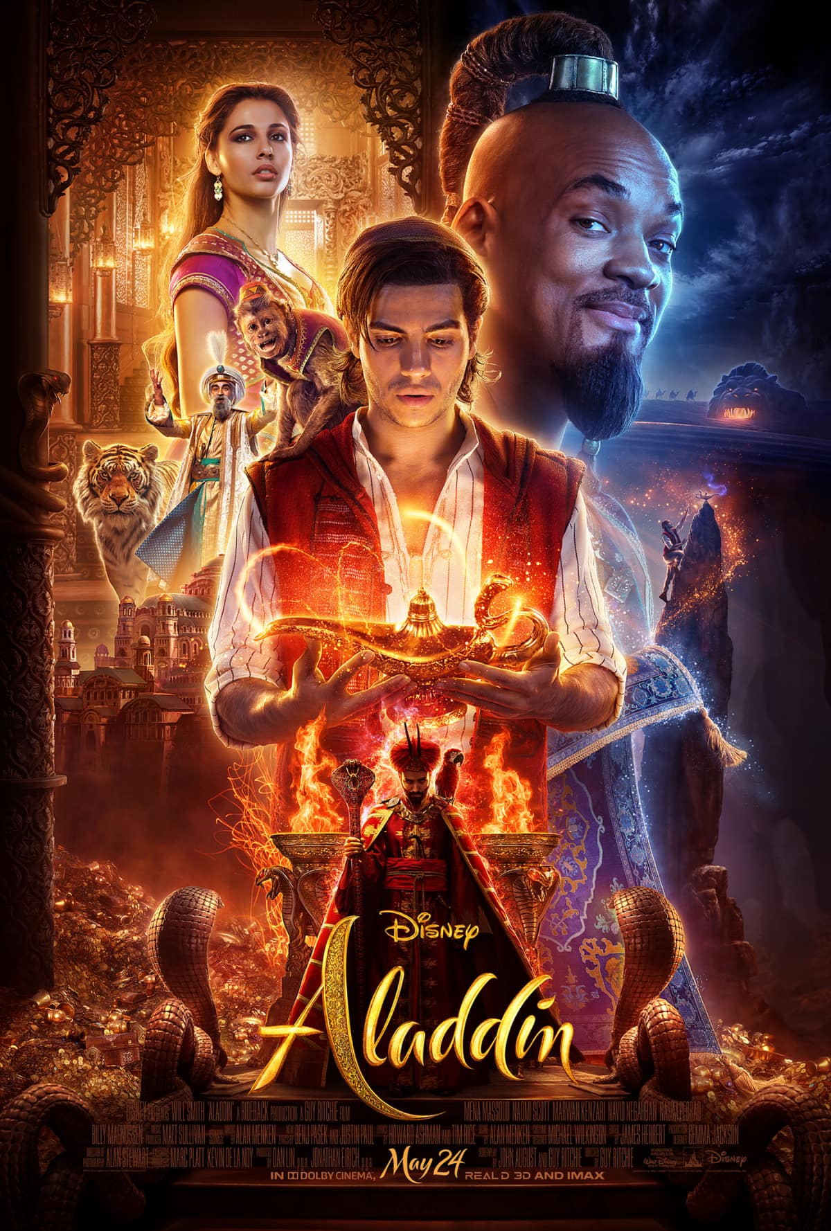 Aladdin live action movie poster