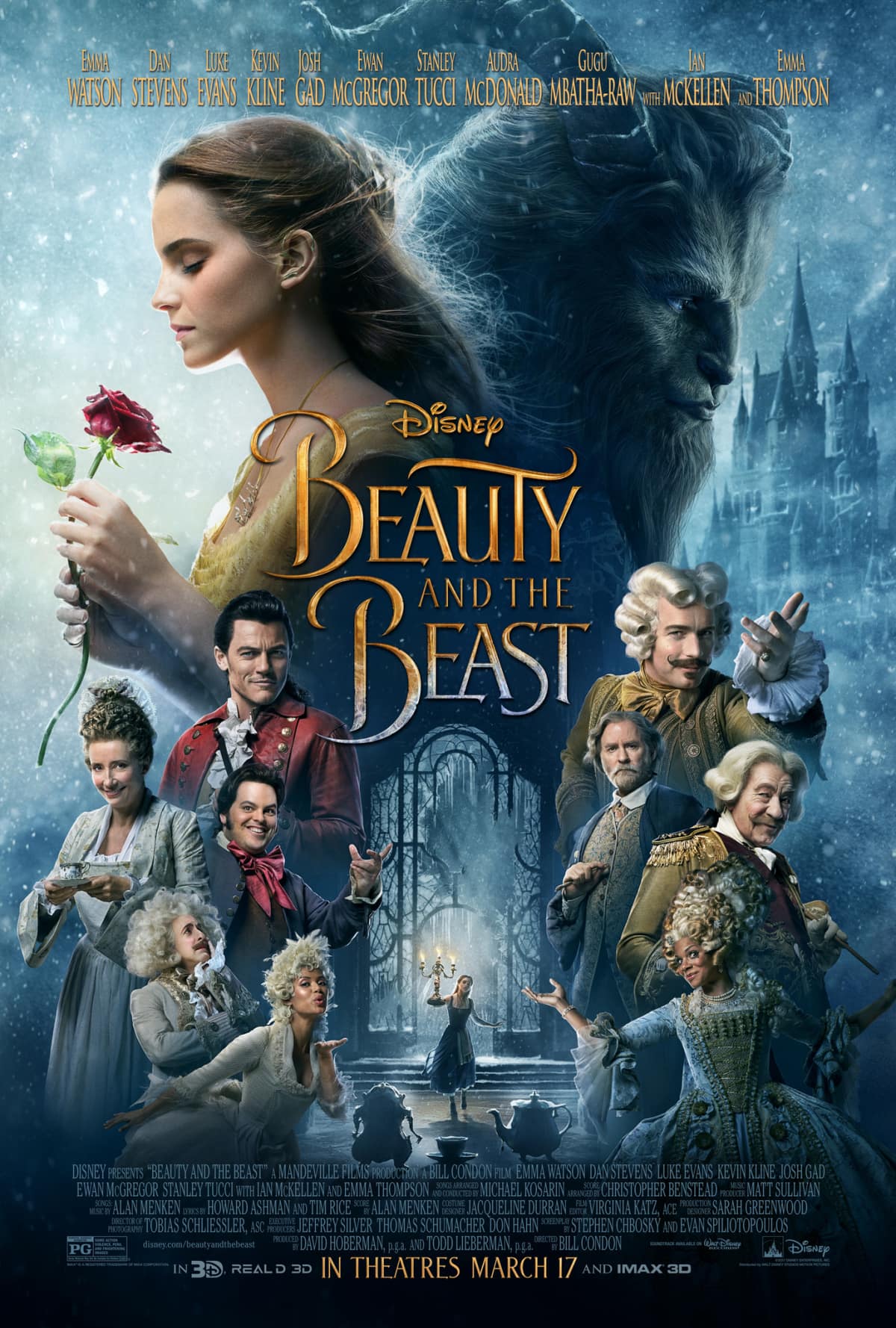 Beauty And The Beast Live Action Movie Poster