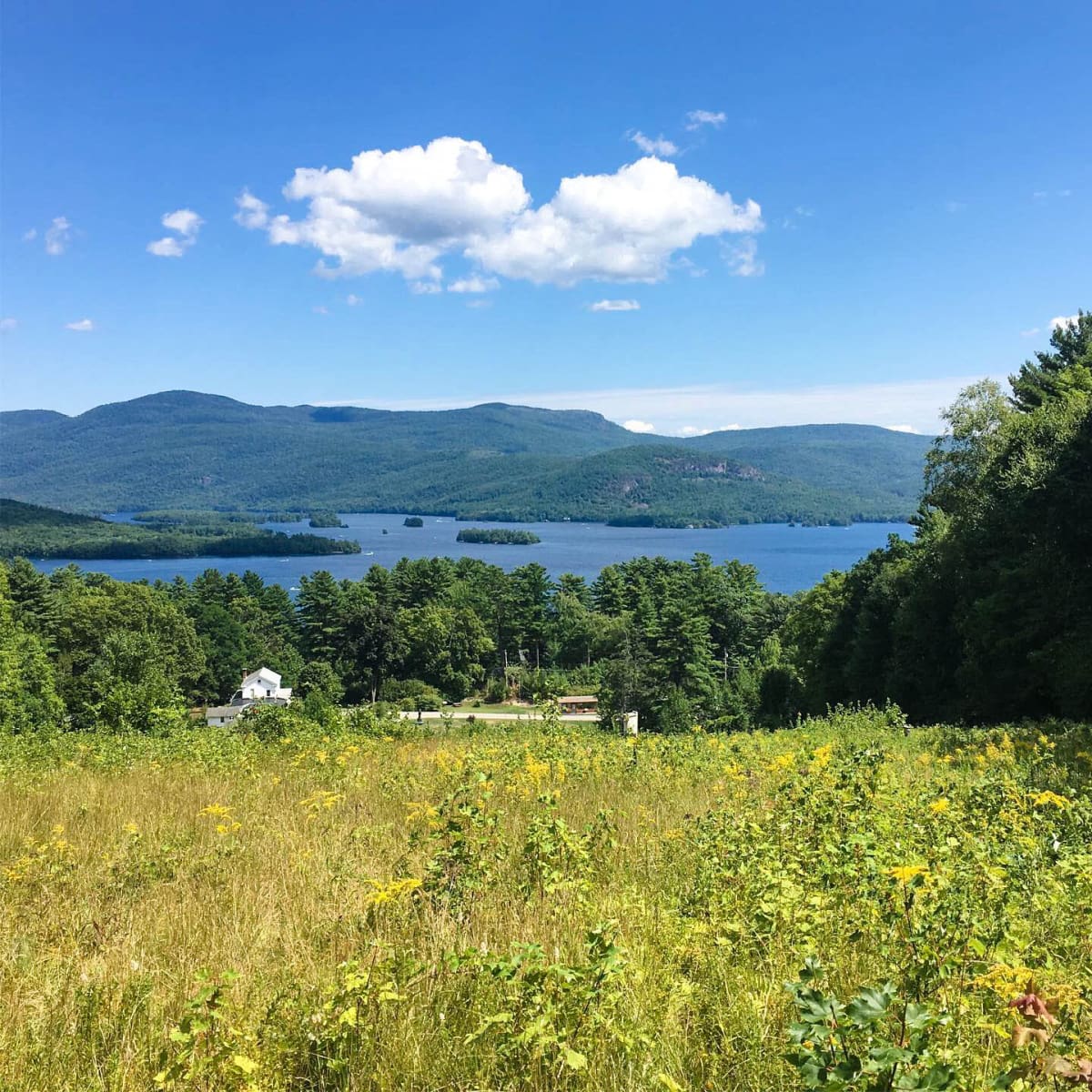View of Lake George from Up Yonda Farm