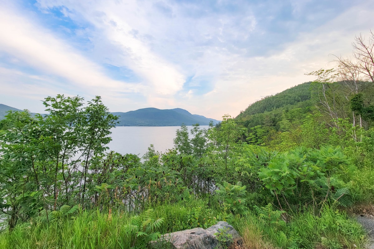 View of Lake George in the Adirondacks
