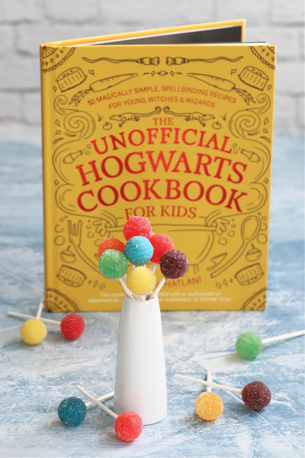 Harry Potter cookbook with acid pops
