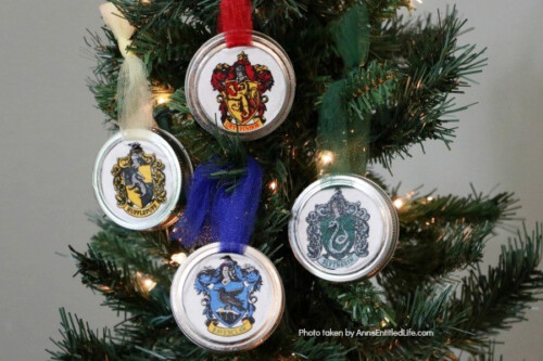 Harry Potter mason jar ornaments