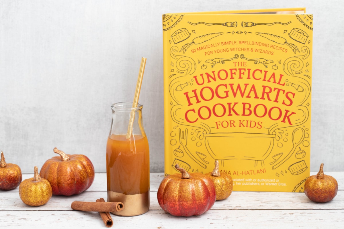 Hogwarts cookbook with pumpkin juice