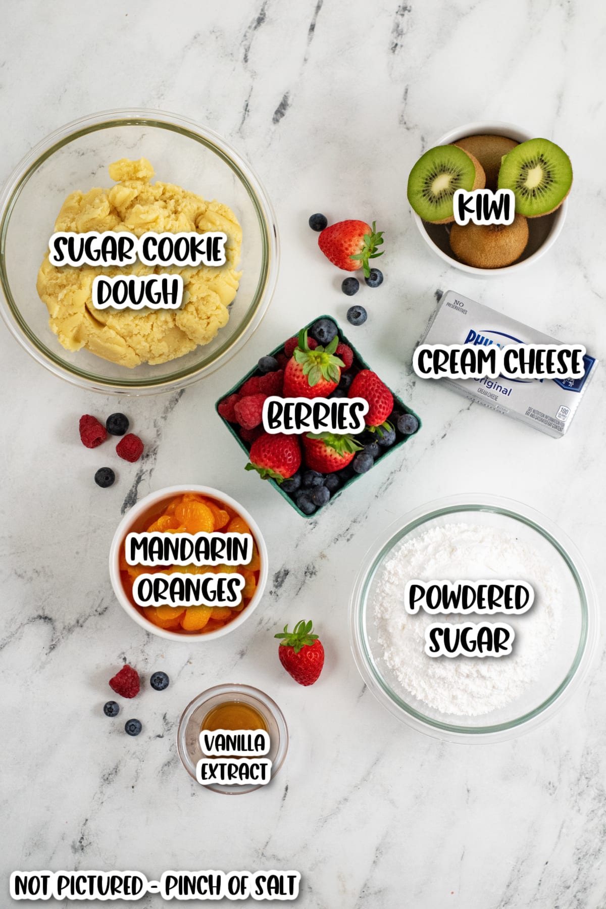 Mini fruit tart recipe ingredients