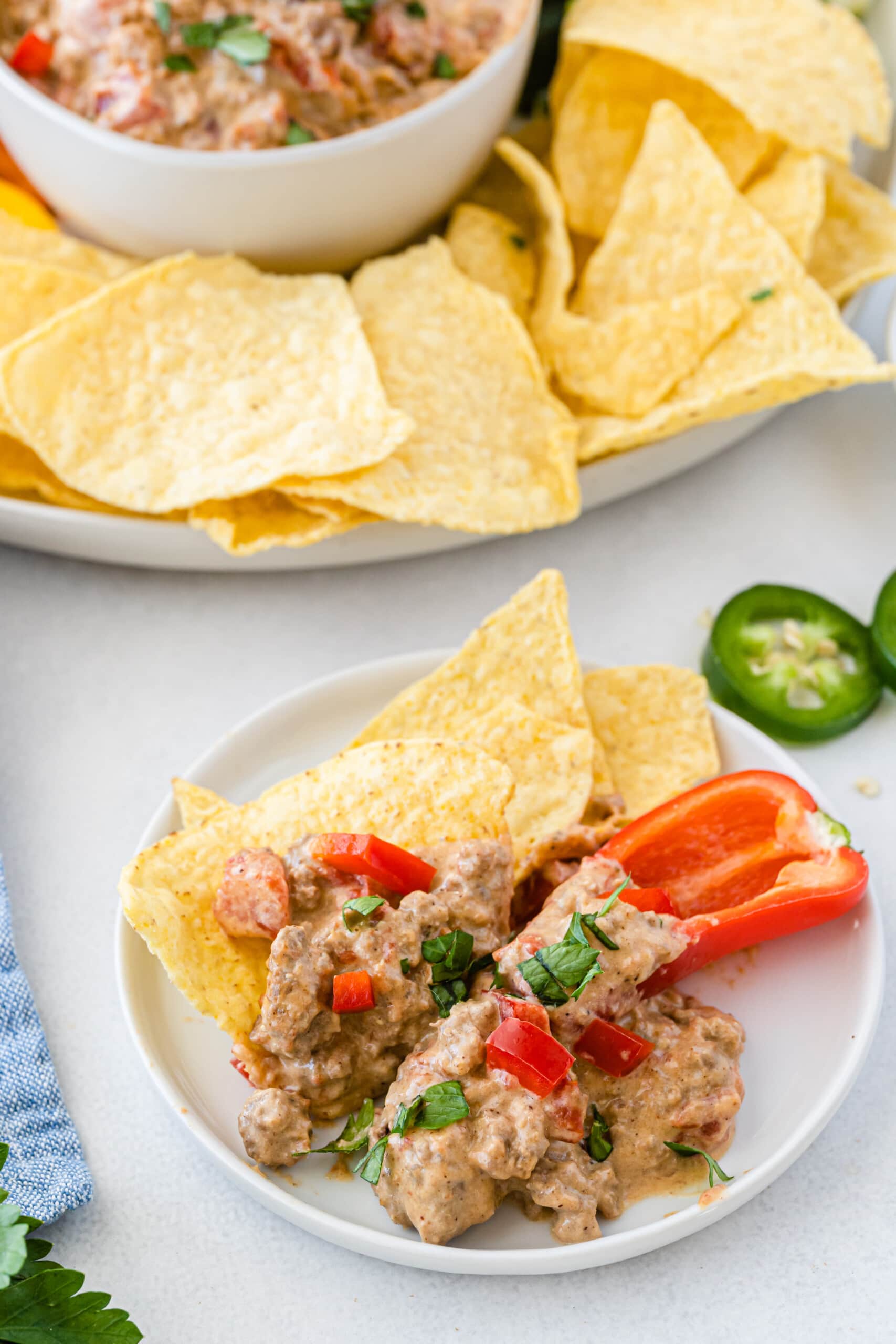 How To Make Rotel Dip With Ground Beef And Sausage?