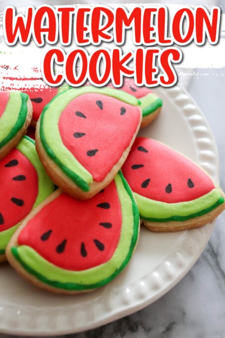Watermelon Cookie Recipe Pin