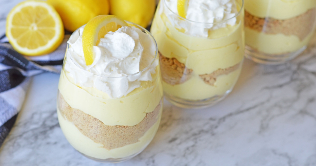 Easy Lemon Cheesecake Parfait Recipe - Fun Money Mom