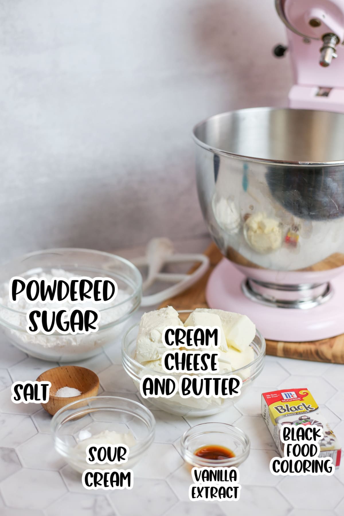 Mickey Mouse Cupcakes Frosting Ingredients