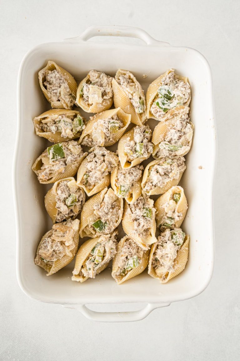 Philly Cheesesteak Stuffed Shells Fun Money Mom