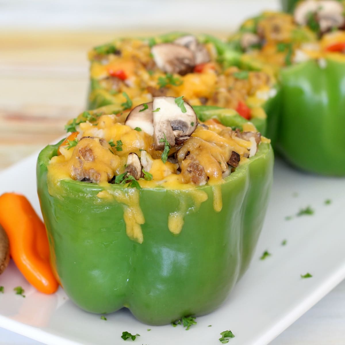 Sausage Stuffed Peppers square