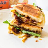 Brie Grilled Cheese With Prosciutto And Caramelized Onions