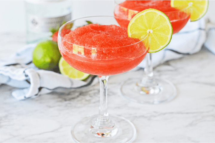 The Best Bacardi Strawberry Daiquiri Recipe - Fun Money Mom