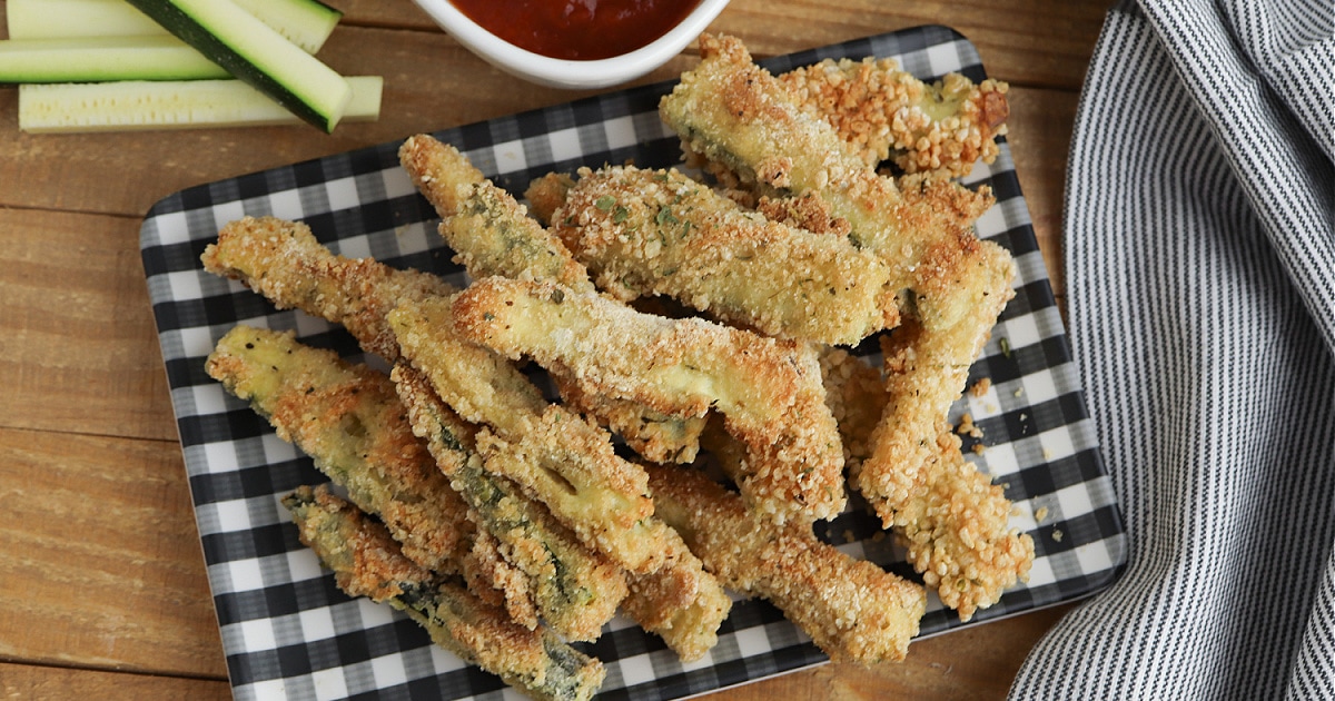 Crispy Baked Zucchini Fries - Fun Money Mom