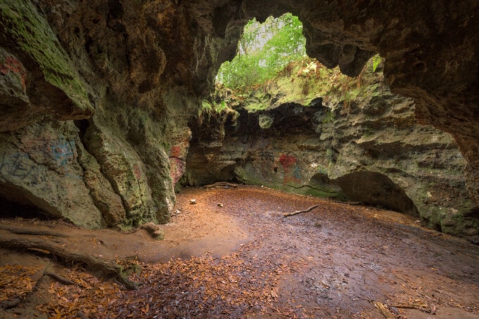 Caves on the Crystal River hiking trails
