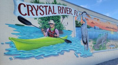 Mural in Crystal River Florida