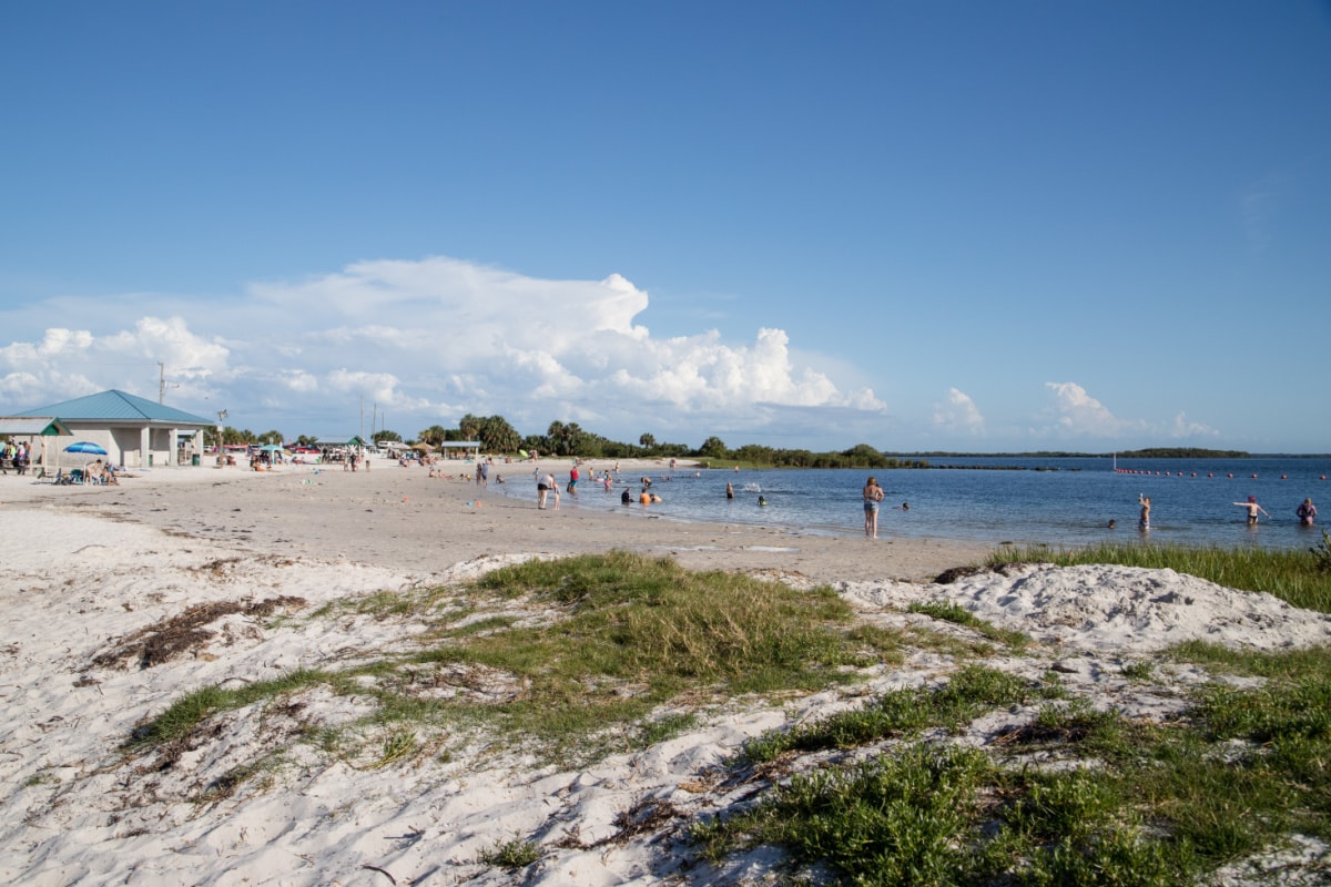 View of Fort Island Beach