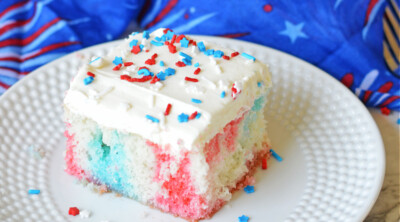 Fourth Of July Poke Cake feature