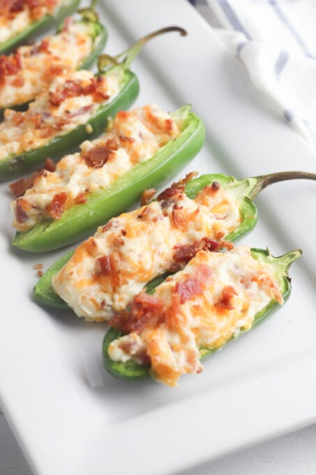 Baked Jalapeno Poppers With Cream Cheese And Bacon