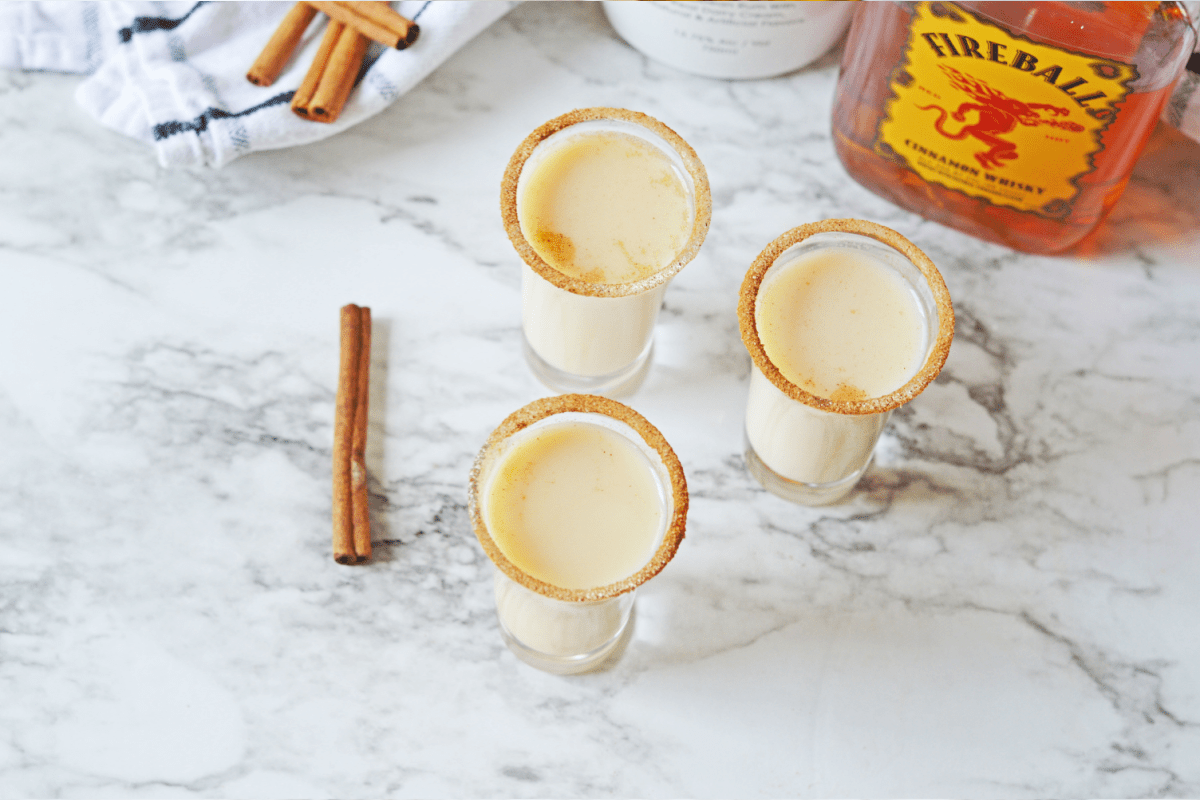 Cinnamon Toast Crunch Shots from above