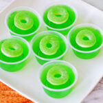 Green Apple Fireball Jello Shots for recipe card