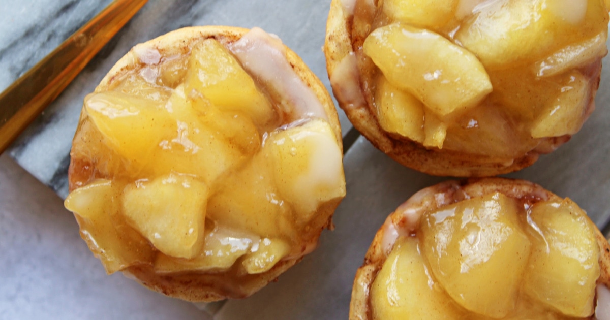 2 Ingredient Apple Pie Bites