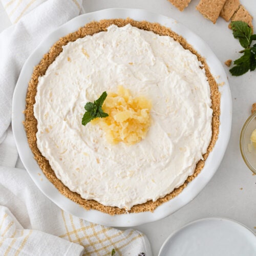 No Bake Pineapple Pie With Cool Whip - Fun Money Mom