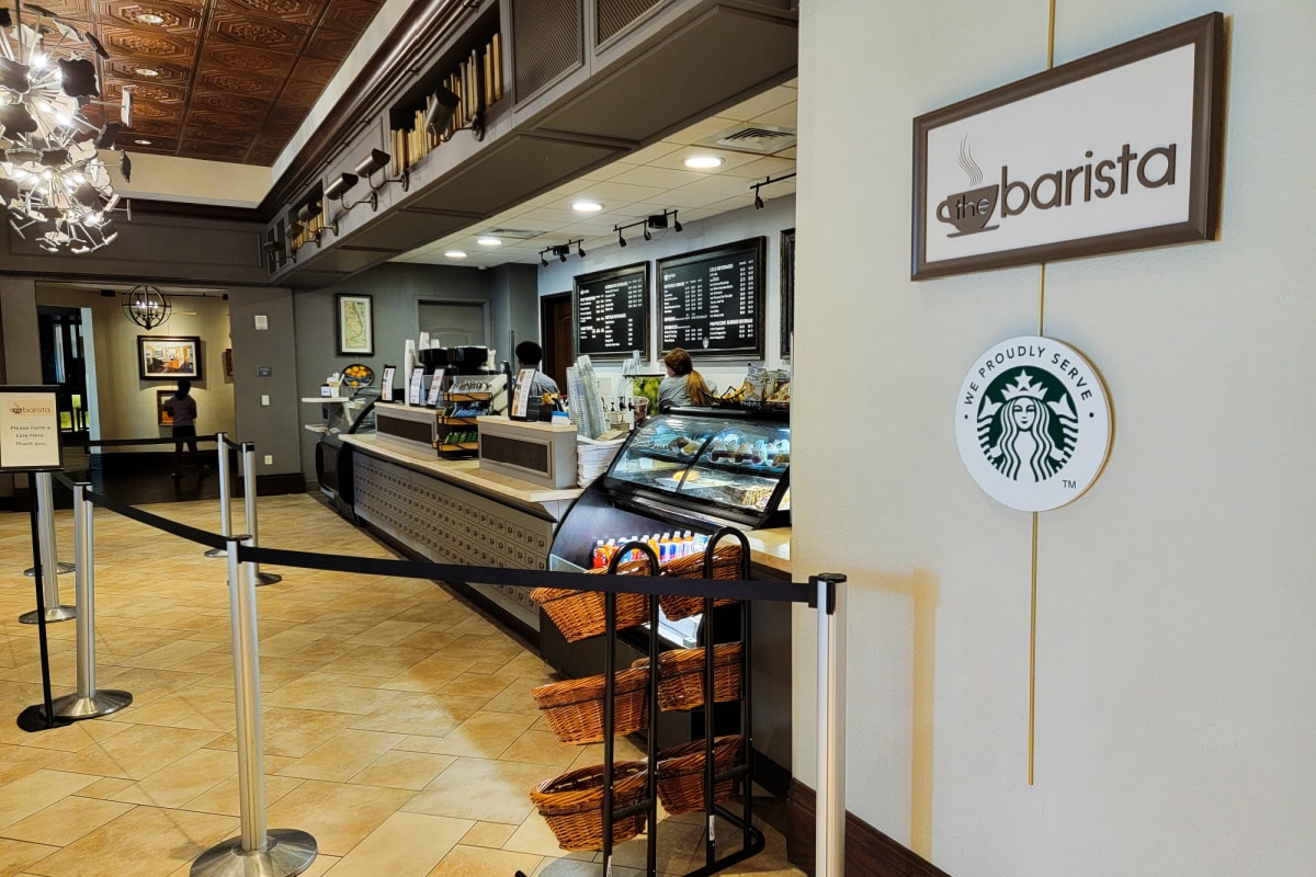 Barista Cafe at the Wyndham Grand