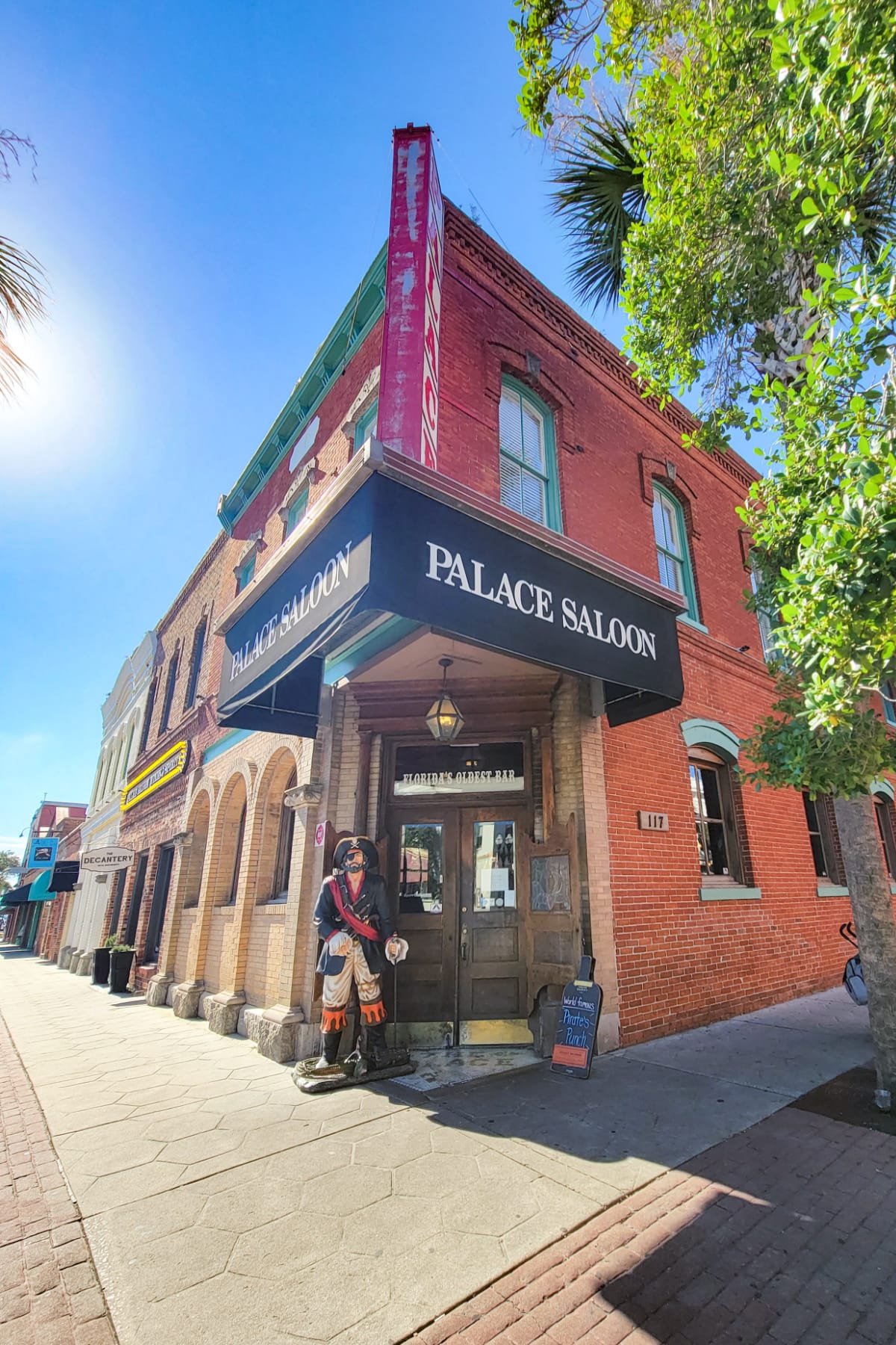 The Palace Saloon bar in Amelia Island