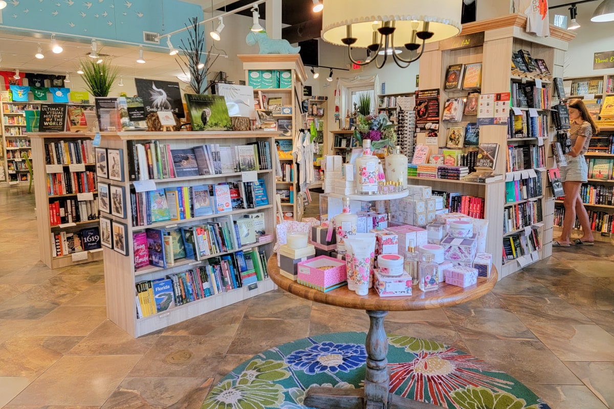 Inside of Story & Song bookstore