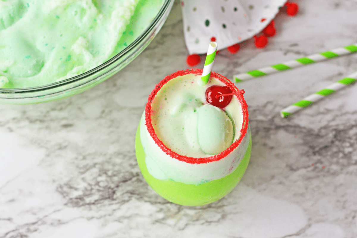 Grinch punch from above