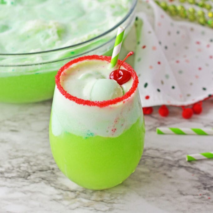 Grinch Punch Recipe - Fun Money Mom