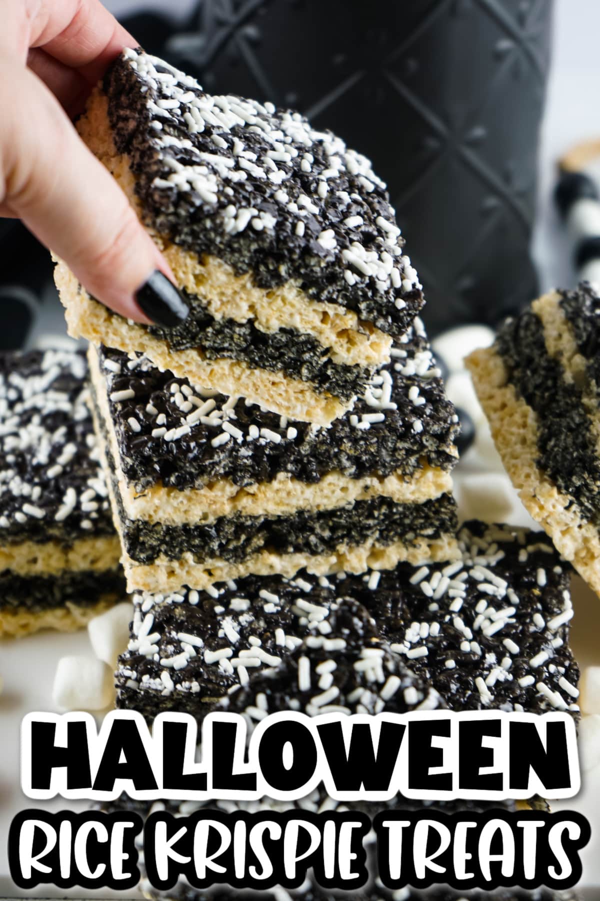 Halloween Rice Krispie Treats - Fun Money Mom