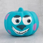 Sully pumpkin with gray background