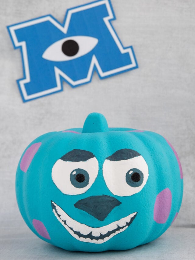 Sully Painted Pumpkin story