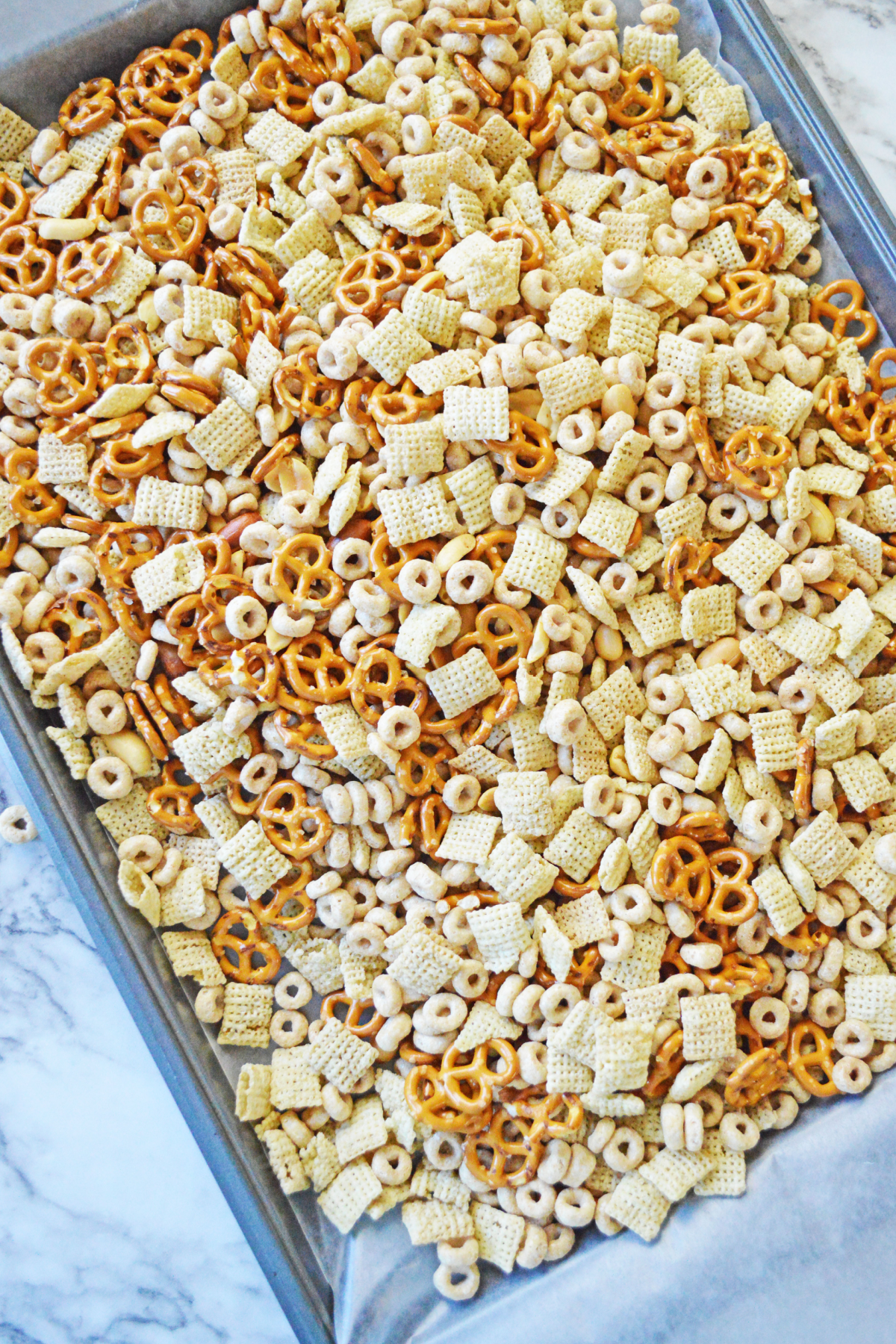 Snack mix with Chex cereal
