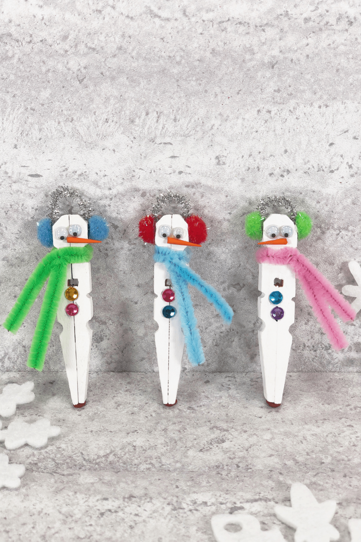 Snowman crafts for winter
