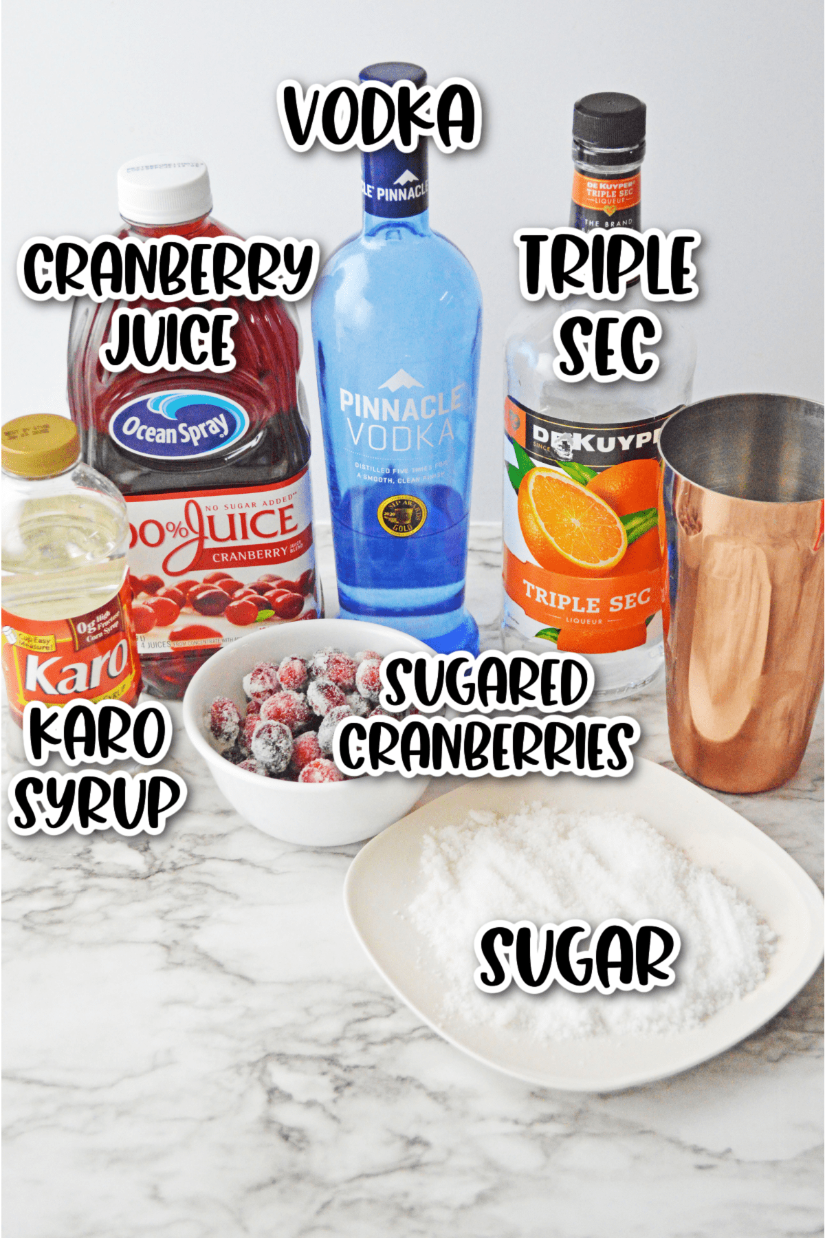 Cranberry Martini Ingredients