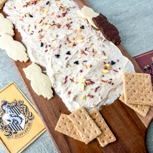 Harry Potter Butter Beer Frosting Board Recipe Card
