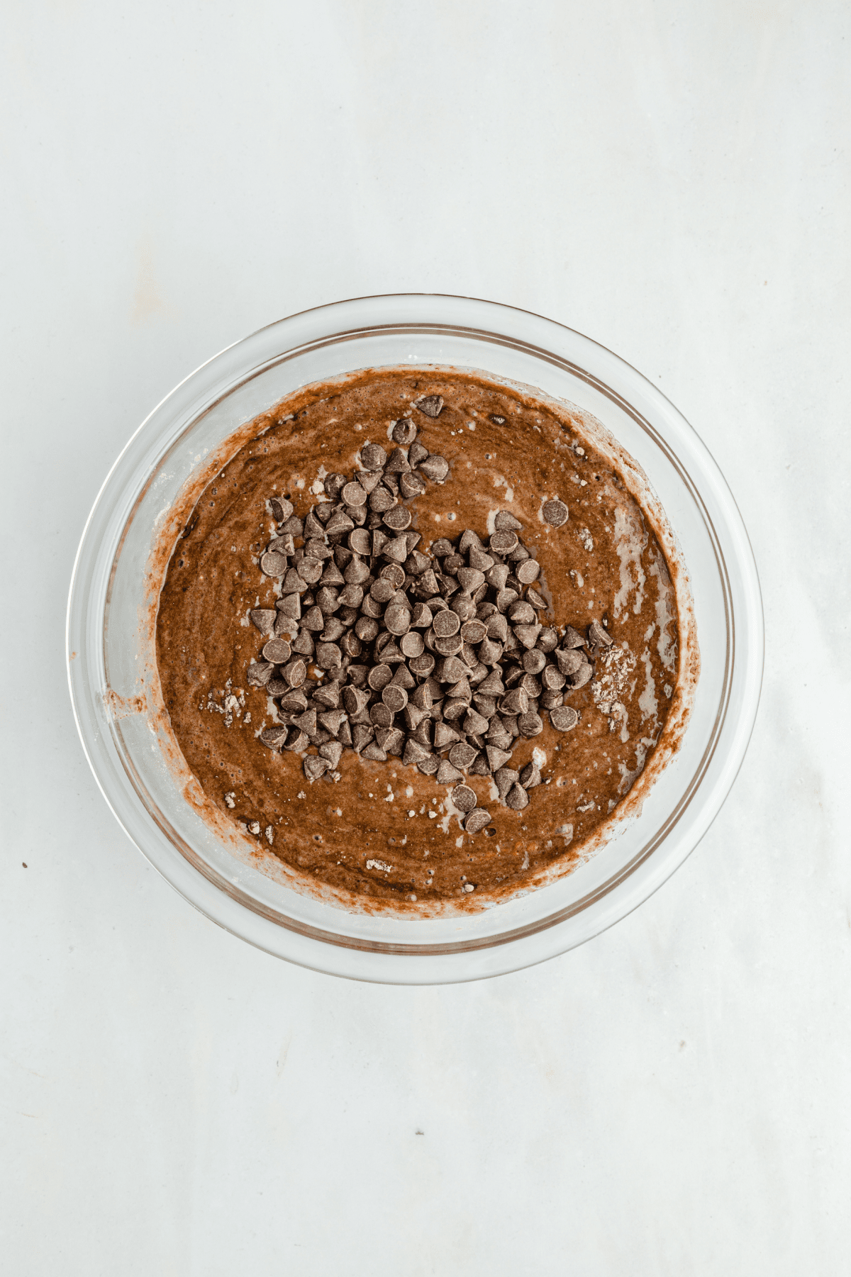 Chocolate chips in cake mix