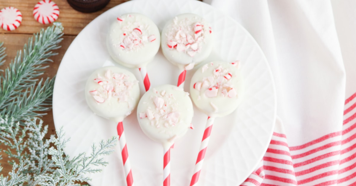 Peppermint Oreo Pops - Fun Money Mom