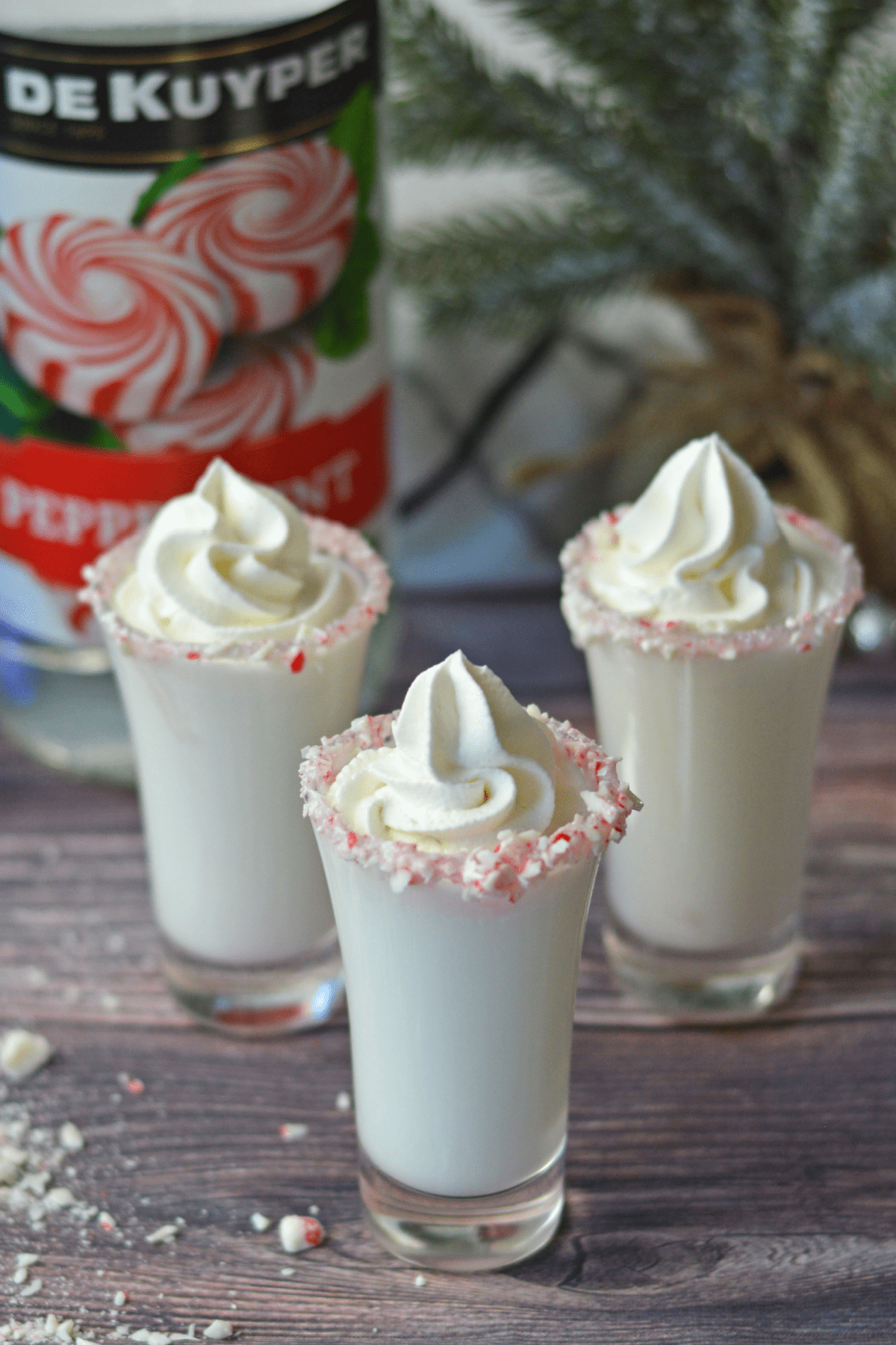 Peppermint shot recipes with whipped cream