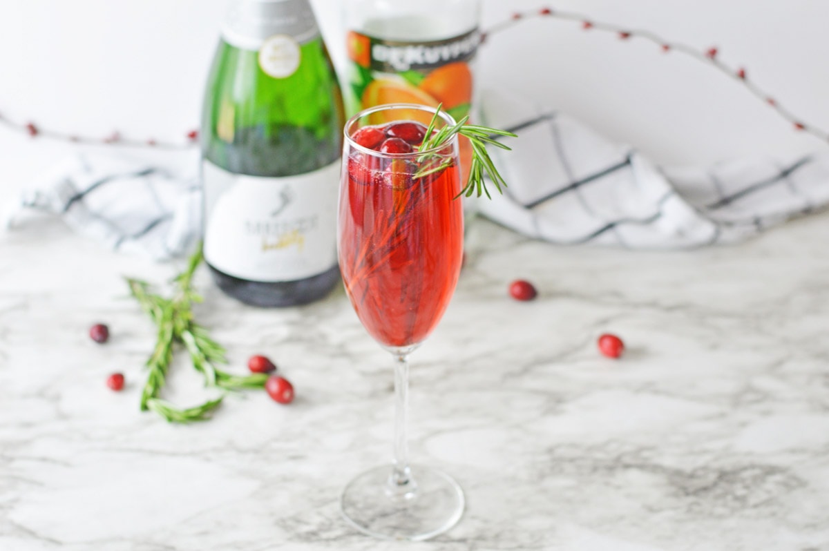 Champagne Christmas Cocktail