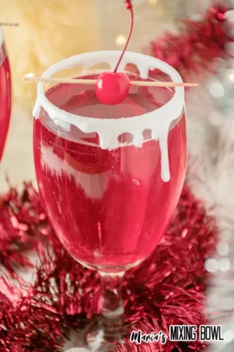 Red Santa cocktail